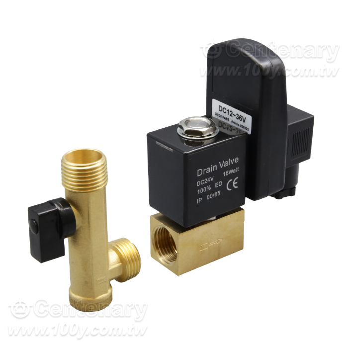 Air Compressor Solenoid Valve - Split Type - 24V - 164843 Product Image
