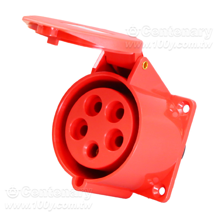 工業插座連接器-5芯32/A415V防水防塵IP44級 暗裝 - 164999 產品圖片