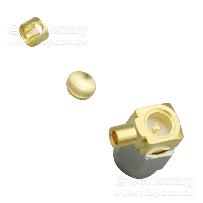 SMA Plug Solder Right Angle - 91837 Product Image