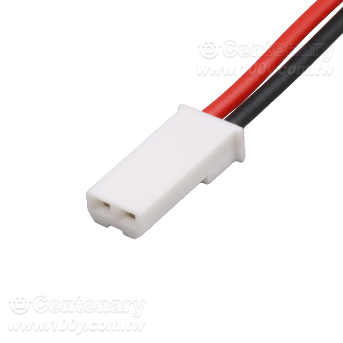 SYP2.5mm 2P 白色 公頭頭連接線 長100mm - 165087 產品圖片