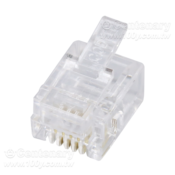 RJ12 電話線插頭 6P4C - 11280 產品圖片
