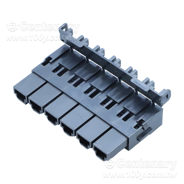 10mm Pitch Mini-Fit Sr. Receptacle Housing, Single Row, 2Circuits - 107347 Product Image