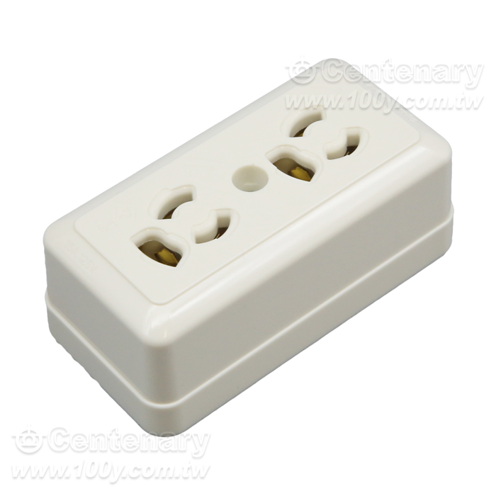 工業插座15A125V  乳白色 - 165203 產品圖片