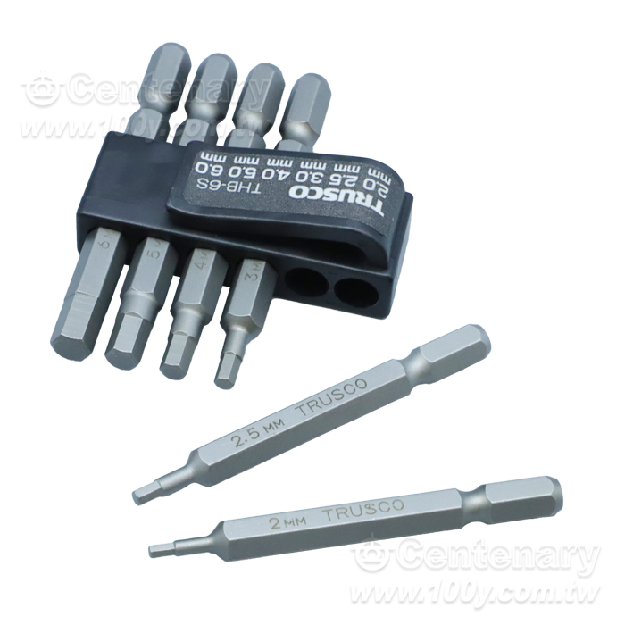 TRUSCO Hex Screwdriver Bit Set - 165209 Product Image