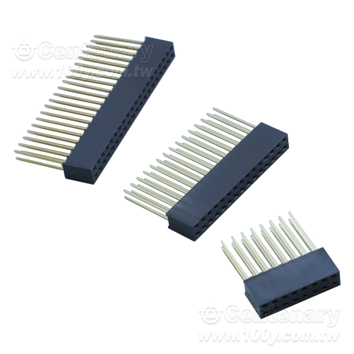 2.54mm Female Header Receptacles-Single Row  (針長:14.5mm) - 165238 Product Image