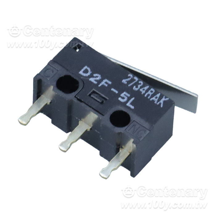 小型微動開關 5A/250V 1.47 N - 165289 產品圖片