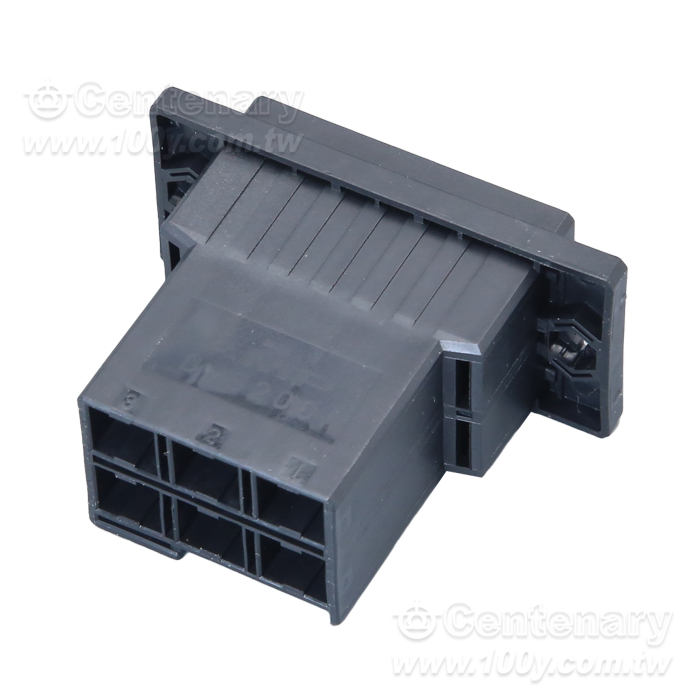 Dynamic D-5200 6P(2*3)公頭 P:10.16mm 帶耳朵孔 - 87289 產品圖片