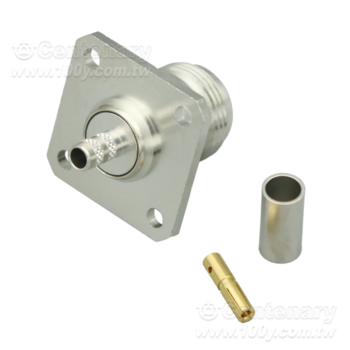 N Jack Crimp For Panel Receptacle - 92086 產品圖片