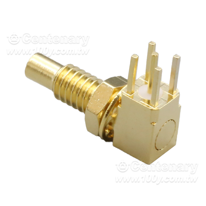 SSMC-JYWE SSMC彎公座焊PCB面板帶螺母固定插座SSMC-JYWHD連接器 - 165499 產品圖片