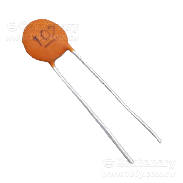 0.001uF Radial Ceramic Disc Capacitor - 165464 Product Image