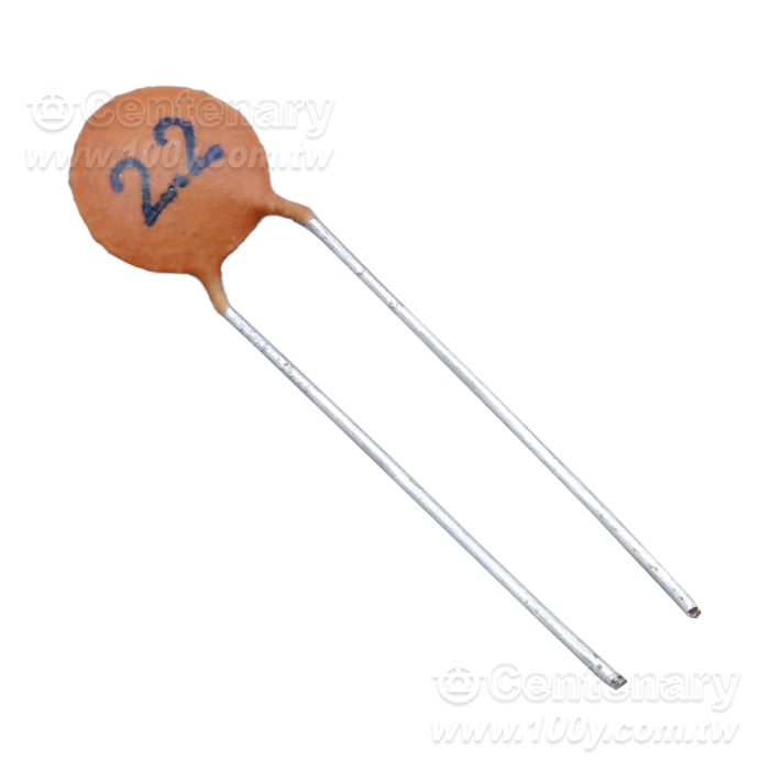 22PF  Radial Ceramic Disc Capacitor - 165484 Product Image