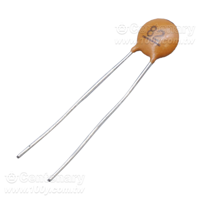 82PF  Radial Ceramic Disc Capacitor - 165487 Product Image