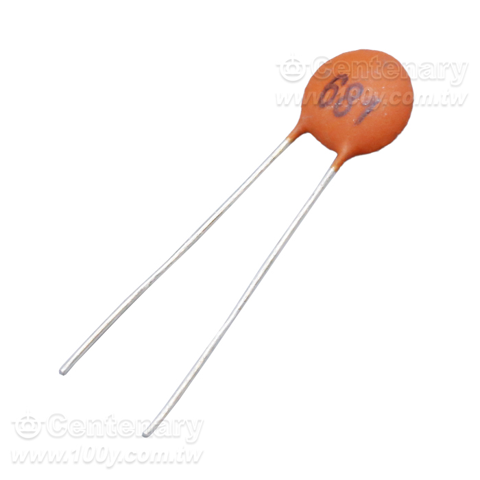 680PF  Radial Ceramic Disc Capacitor - 165489 Product Image