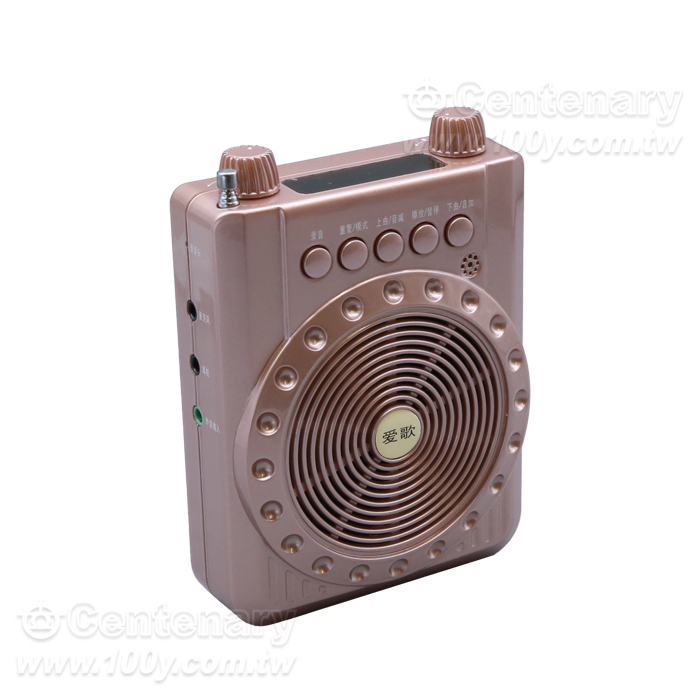 教學導游擴音器唱戲機（金色） - 165570 產品圖片