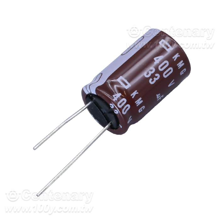NCC KMG-33uF/400V  Aluminum Electrolytic Capacitor - 165548 Product Image
