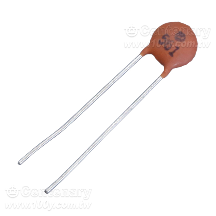 560PF/50V Radial Ceramic Disc Capacitor - 165603 Product Image