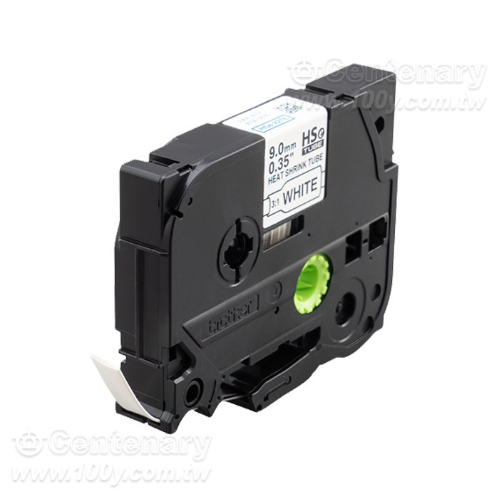 熱縮套管標籤帶 白底黑字 9mm - 92421 產品圖片