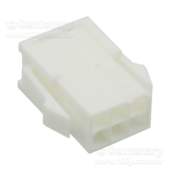 4.2mm Pitch Mini-Fit Jr. Plug Housing, Dual Row, UL 94V-0, Panel Mount, 6 Circuit - 120771 Product Image