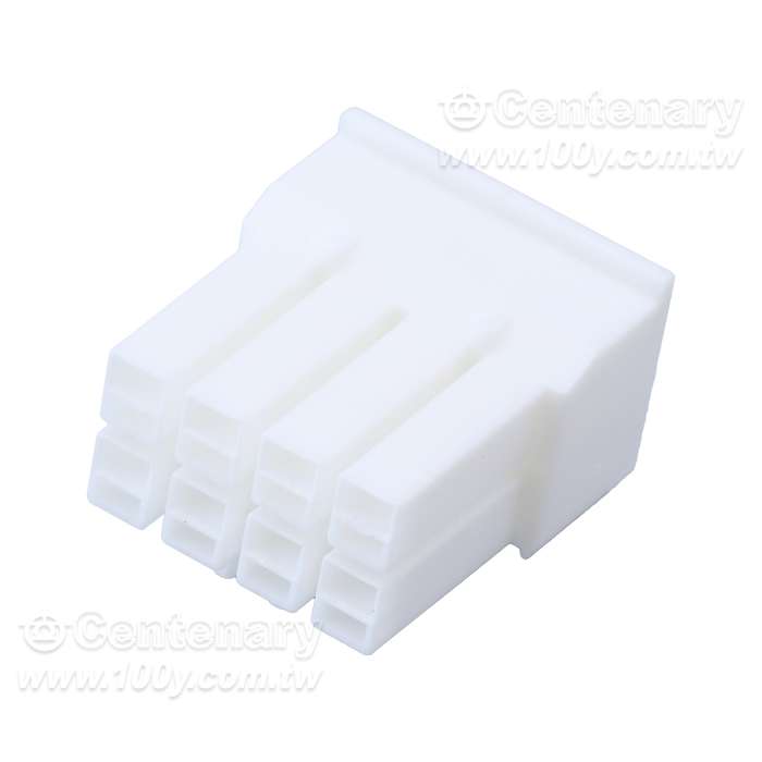 Universal Power 8P公插頭 3.96mm 白色 - 165681 產品圖片