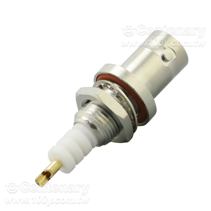 MHV Jack Bulkhead With Solder Cup Contact; IP67 Mated - 165522 Product Image