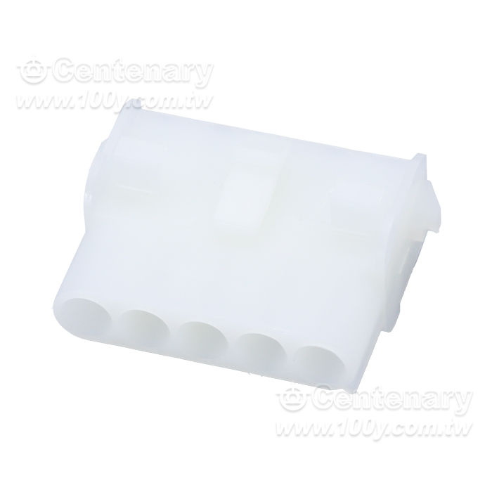MATE-N-LOK系列 Receptacle Housing 5P  Pitch:6.35mm - 163886 產品圖片