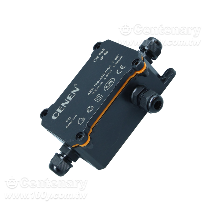 PC阻燃室戶外防水接線盒  尺寸:90*50*42MM 3孔 - 165973 產品圖片