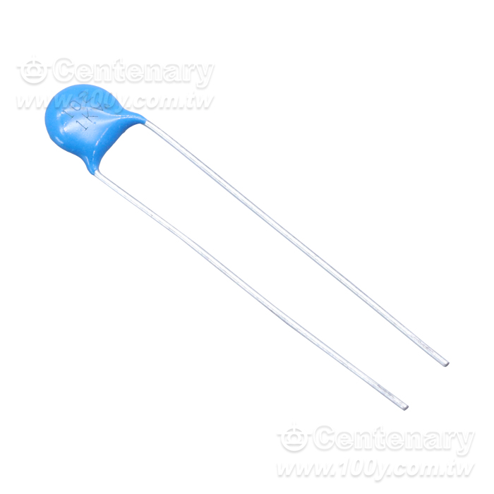 高壓陶瓷電容 0.001uF(1000pF)(1nF) 1KV ±20% - 166019 產品圖片