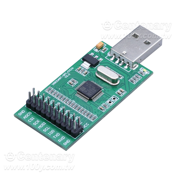 USB轉SPI  IIC I2C 3.3V 基礎版 - 165950 產品圖片