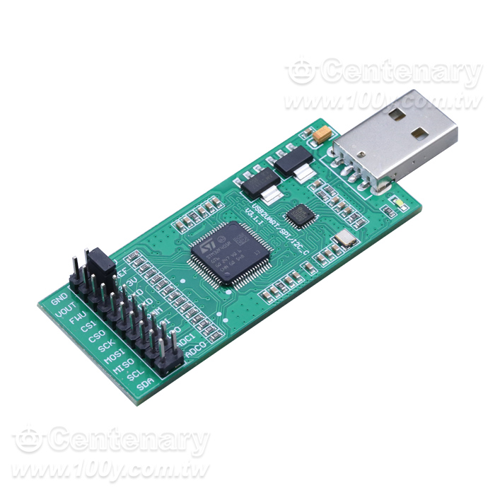 USB轉SPI  IIC I2C 1.8-5V 快速版 - 165952 產品圖片