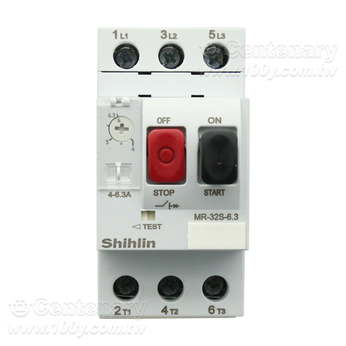 馬達啟動斷路器 4-6.3A - 97093 產品圖片