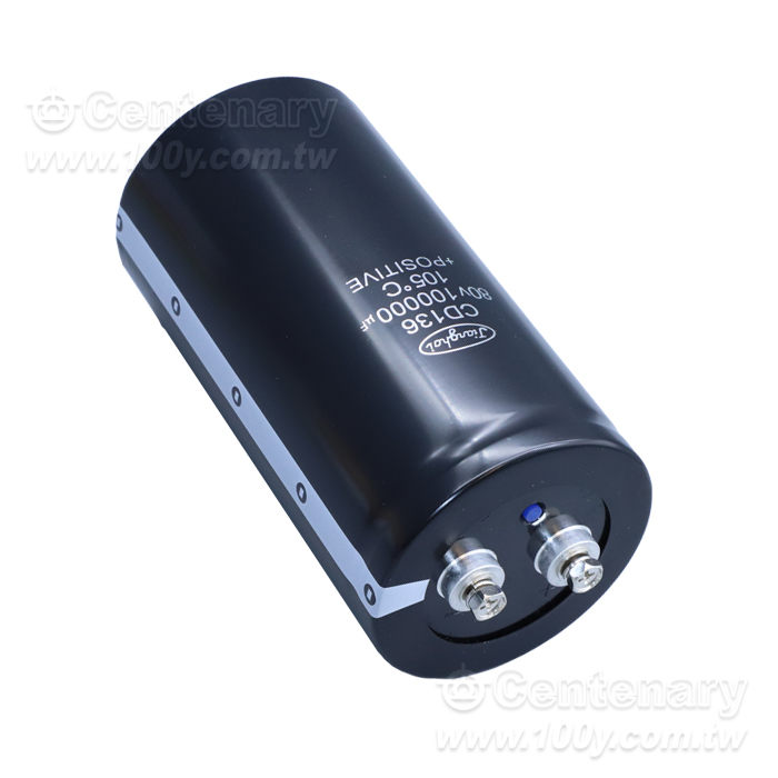 鎖螺絲電解電容 100000uF/80V 105℃ - 166049 產品圖片