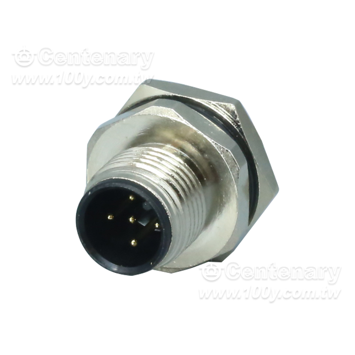 Solder 5P Male Socket_M16 Sensor Waterproof Connector - 166095 Product Image