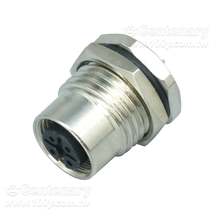 M12 Female Socket_M12 Sensor Waterproof Connector - 166098 Product Image