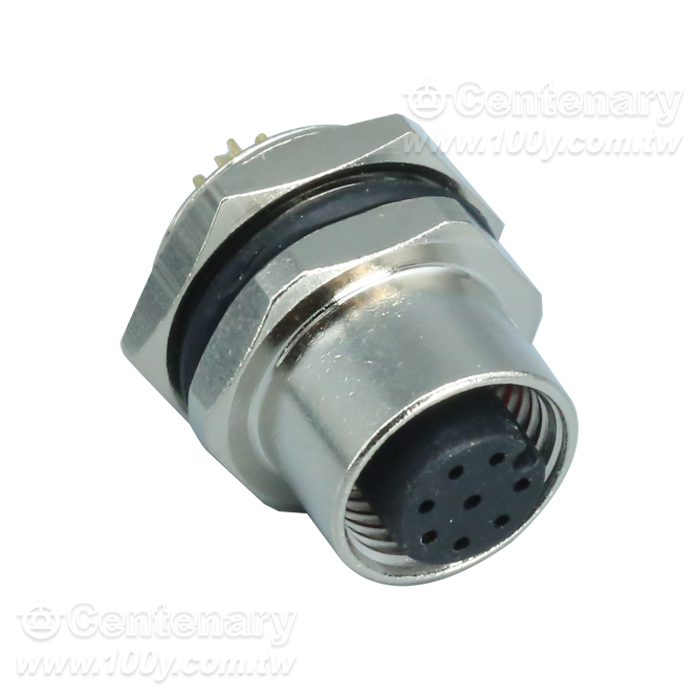 M12 Female Socket_M12 Sensor Waterproof Connector - 166101 Product Image
