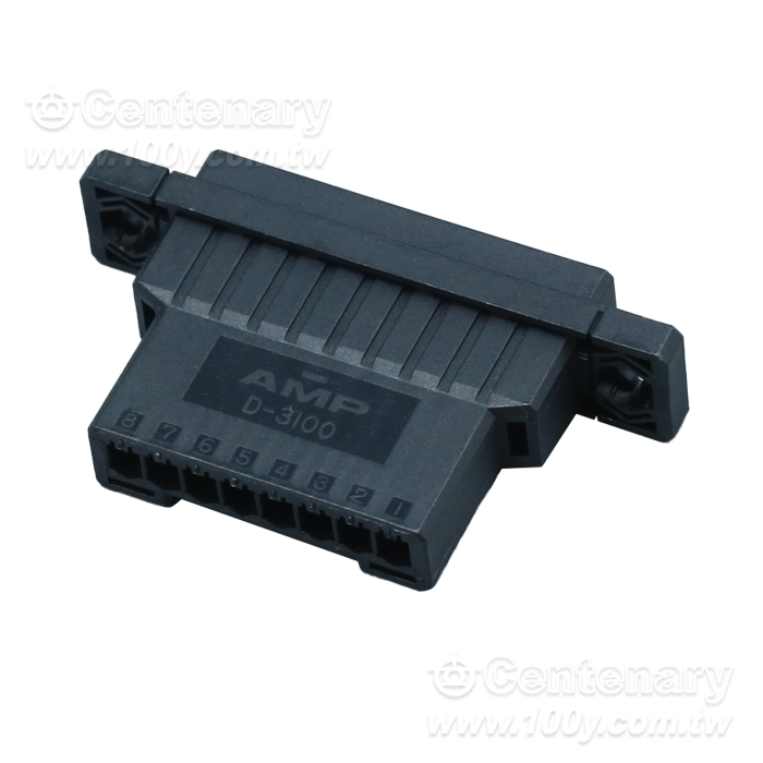TE Wire to Wire Panel Mount Type Tab Housing - 160663 Product Image