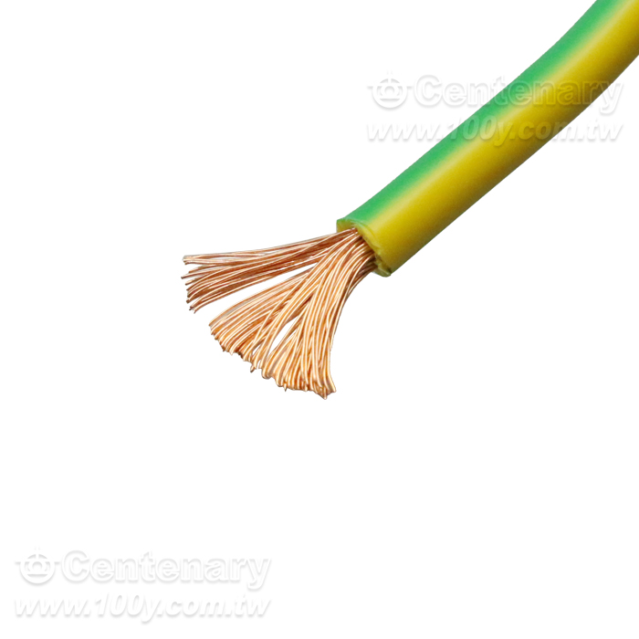 接地軟銅線 黃綠色 5.5mm2 - 98463 產品圖片