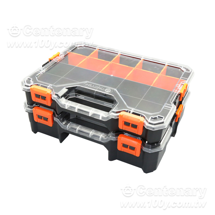 TACTIX_Two-Layer Stackable Transparent Storage - 98468 Product Image