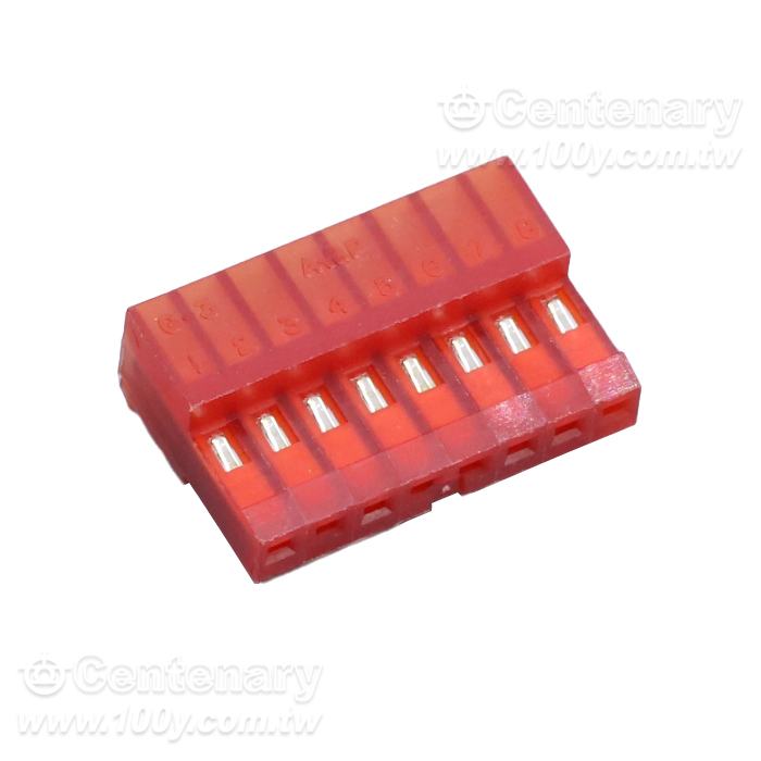 TE_MTA-100 Female Plug 8P 2.54 mm - 92835 Product Image