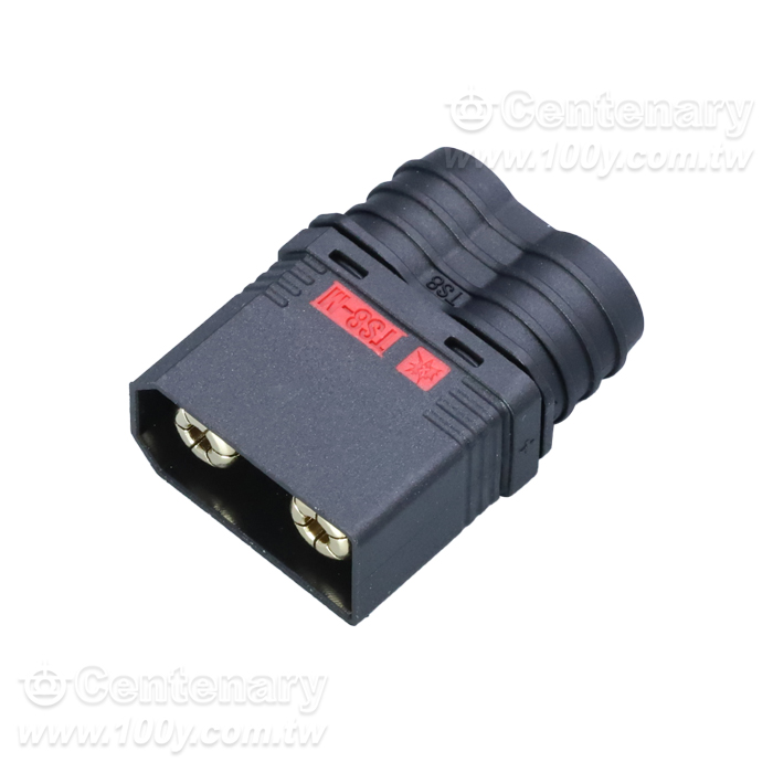 Anti-spark plug, high temperature resistant, 120A high current, RC model car power welding plug, male plug - 166352 Product Image
