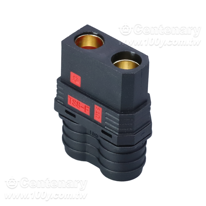 Anti-spark plug, high temperature resistant, 120A high current, RC model car power welding plug, Female plug - 166353 Product Image
