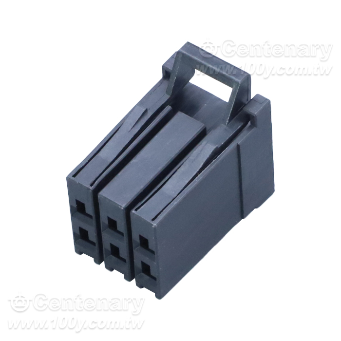 TE AMP_DYNAMIC D-3500 REC HSG 6P Connector - 166297 Product Image
