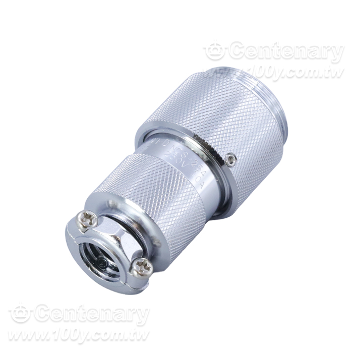 4P母插頭 10A/250V  size:25 - 166391 產品圖片