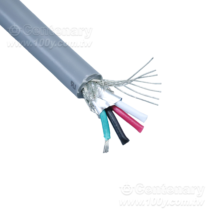 UL2464 22AWG-4C雙層屏蔽(銅網+鋁箔) - 157685 產品圖片