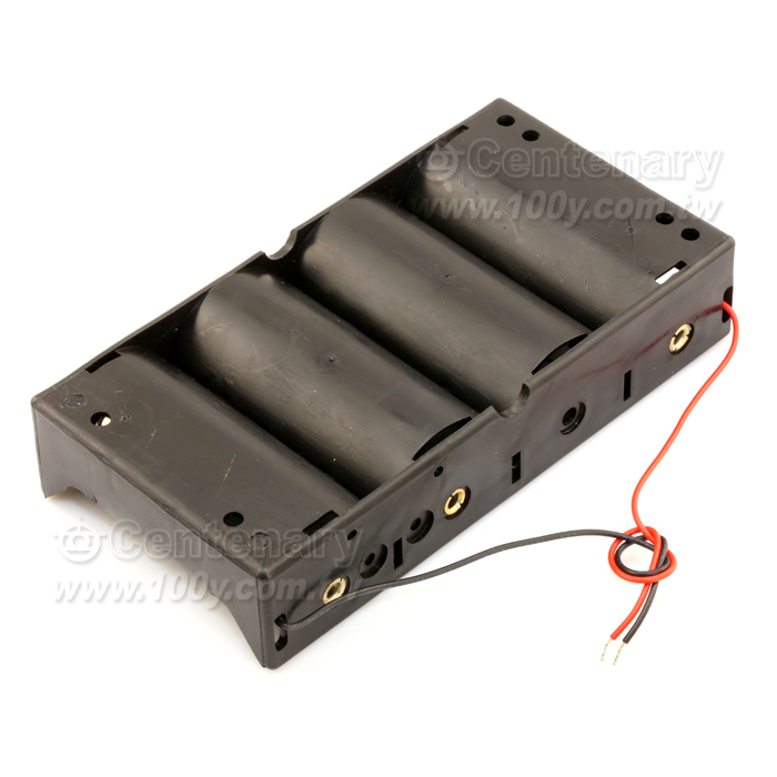 1號4只電池盒方型 - 5937 產品圖片