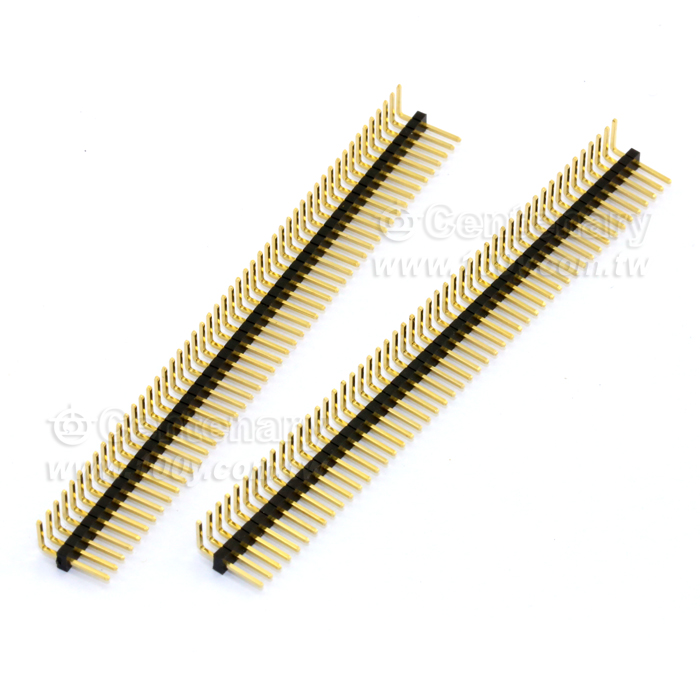 P:2.54mm 90° 單排排針1*40【ROHS】 - 4737 Product Image