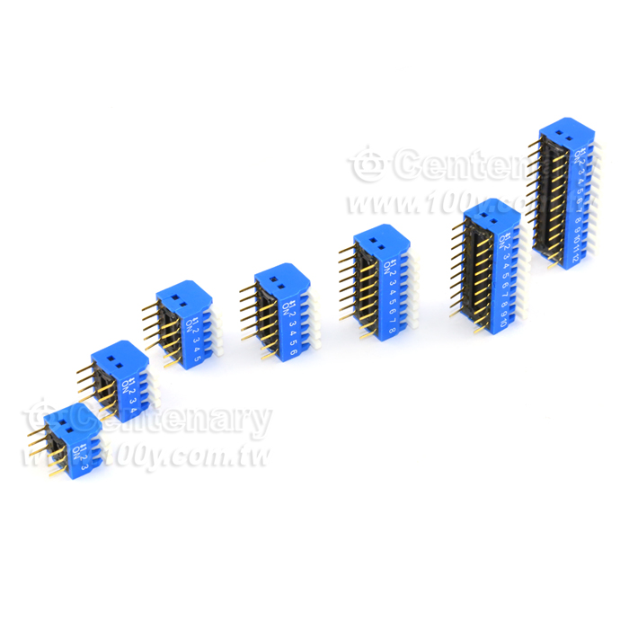 12P 側撥式指撥開關(凸面) - 51559 產品圖片