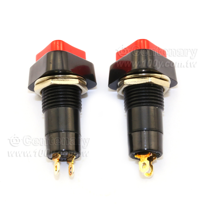 紅色按鍵有段OFF-ON (ROHS) 3A/250V - 3394 產品圖片