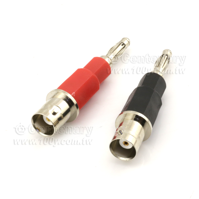 BNC Standard To Banana Plug-Black - 4243 Product Image