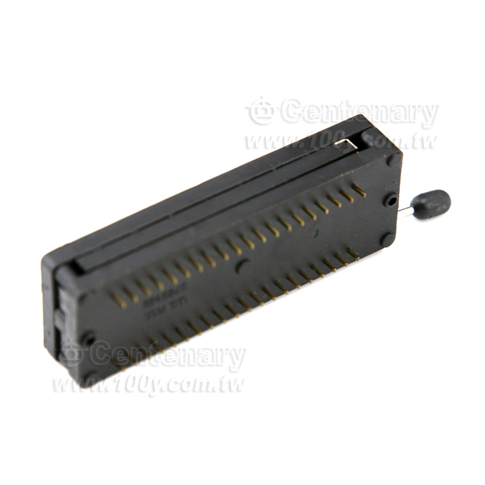 40P Black Gold Plated  DIP Socket - 3835 Product Image