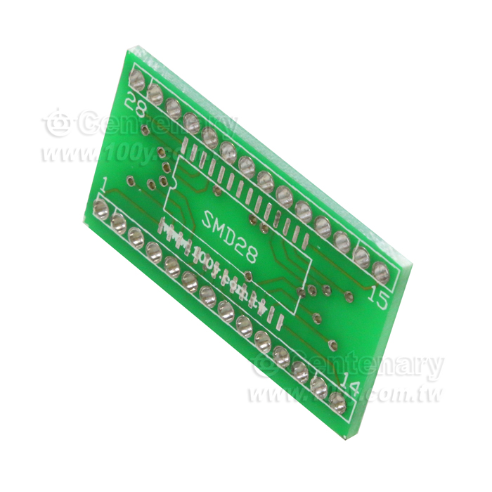 SOIC to DIP PCB Adaptor 1.27mm  28B - 3992 Product Image